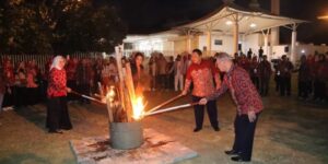 Gubernur Lampung Bersama Ketua YJI Cabang Provinsi Lampung Gelar Malam Keakraban Jambore Nasional VII Yayasan Jantung Indonesia