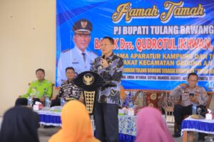 PJ.Bupati Tulang Bawang Drs.Qodratul Ikhwan.MM Kunjungan Kerja Ke Kecamatan Gedung Aji Baru