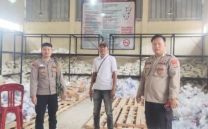 Tiga Gudang Logistik Pemilu 2024 di Tulang Bawang Selalu Dijaga Ketat Polisi