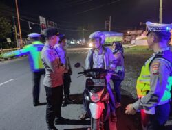 Polres Tulang Bawang Gelar Patroli dan Razia Perbatasan di Malam Akhir Pekan, Berikut Dua Lokasi dan Sasaran Utamanya