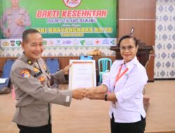 Sambut Hari Bhayangkara Ke-78 Tahun 2024, Puluhan Kantong Darah Diserahkan Polres Tulang Bawang Kepada PMI