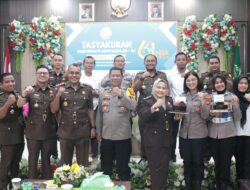 Polres Tulang Bawang Berikan Surprise Pada Peringatan Hari Bhakti Adhyaksa Ke-64 Tahun 2024