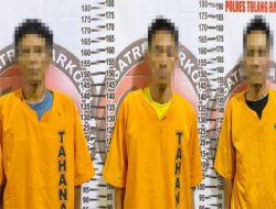 Gasak Narkoba di Dente Teladas, Polres Tulang Bawang Tangkap Tiga Pengedar Sabu