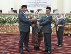 Pj. Bupati Tulang Bawang Ir. Ferli Yuledi, SP., MM., MT., Memberikan Sambutan dan Menghadiri Pengucapan Sumpah/Janji Anggota DPRD Kabupaten Tulang Bawang Masa Jabatan 2024-2029