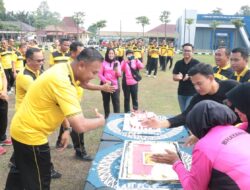 Polres Tulang Bawang Gelar Perayaan Ulang Tahun dan Hari Jadi Tekab 308 Presisi, AKBP James Terangkan Tujuannya