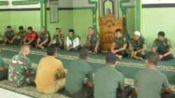 Memperingati HUT TNI yang ke 79 TA taun 2024 kodim 0426 Tulang Bawang gelar doa’ bersama